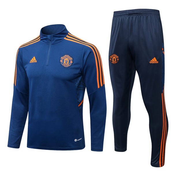 Sudadera De Training Manchester United 2022/23 Azul